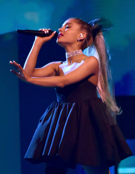 Recording artist Ariana Grande performs during the 2018 Billboard Music Awards at MGM Grand Garden Arena on May 20, 2018