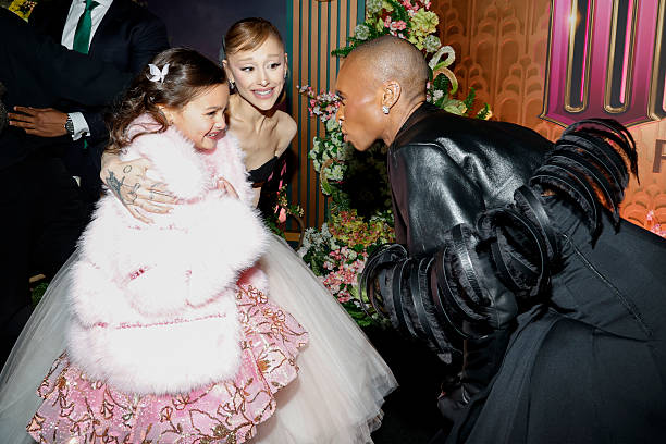 Scarlett Spears, Ariana Grande and Cynthia Erivo attend as Universal Pictures proudly presents the WICKED FOR GOOD US Premiere on November 17, 2025 in New York City. — frame 41/124 (612×408)