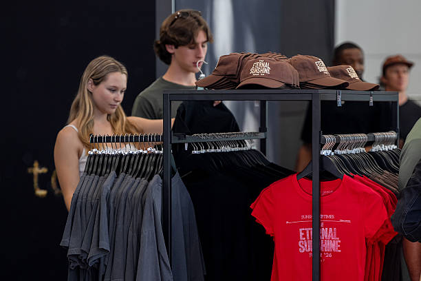 Shoppers look at clothing in an Ariana Grande pop up store in San Francisco, California, US, on Wednesday, June 10, 2026. US inflation accelerated in May to the fastest pace in more than three years as the Iran war pushed up energy prices, outstripping Americans' pay gains. Photographer: David Paul Morris/Bloomberg via Getty Images (612×408)