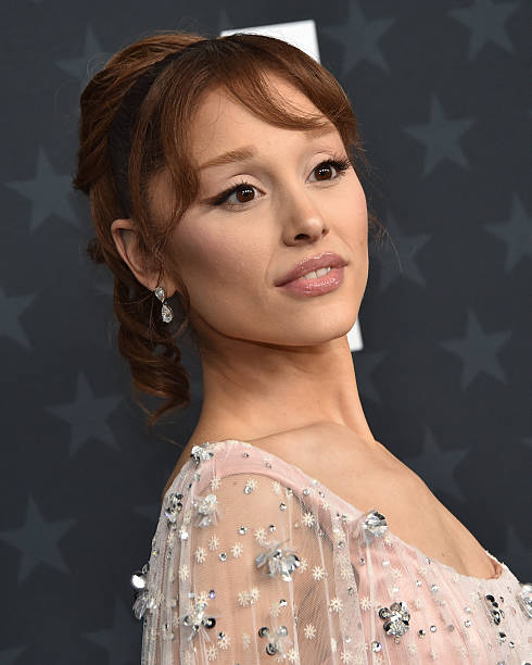 Singer actress Ariana Grande attends the 31st Annual Critics Choice Awards at Barker Hangar in Santa Monica, California,