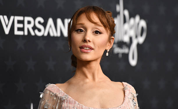 Singer actress Ariana Grande attends the 31st Annual Critics Choice Awards at Barker Hangar in Santa Monica, California, on January 4, 2026. — frame 13/69 (612×377)