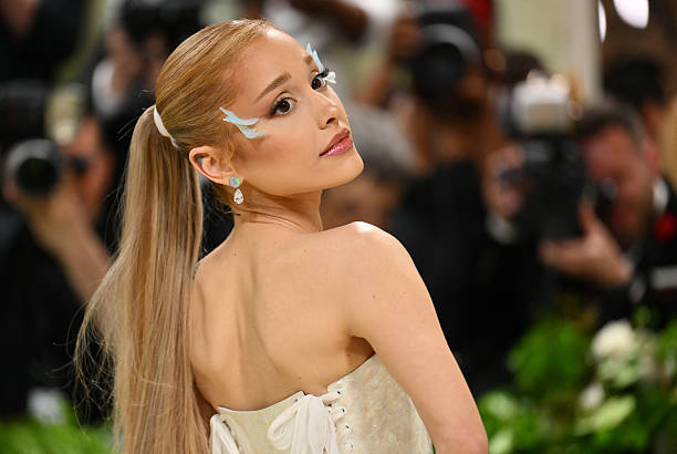 Singer Ariana Grande arrives for the 2024 Met Gala at the Metropolitan Museum of Art on May 6 in New York. The Gala rais