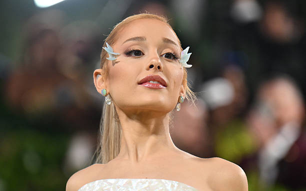 Singer Ariana Grande arrives for the 2024 Met Gala at the Metropolitan Museum of Art on May 6 in New York. The Gala rais