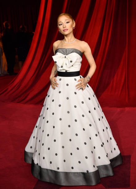 Singer-songwriter Ariana Grande arrives for the 4th Annual Academy Museum Gala at the Academy Museum of Motion Pictures 