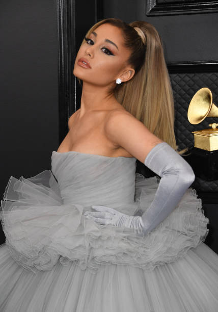 Singer-songwriter Ariana Grande arrives for the 62nd Annual Grammy Awards on January 26 in Los Angeles