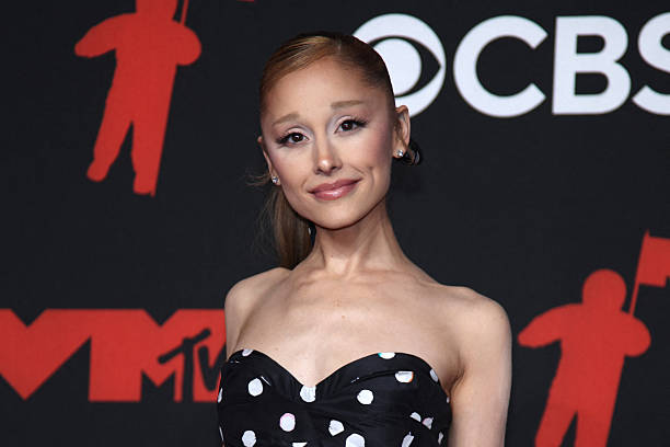 Singer-songwriter Ariana Grande attends the MTV Video Music Awards at UBS Arena in Elmont, New York, on September 7, 202
