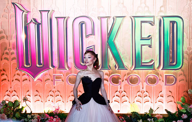 Singer-songwriter Ariana Grande attends the premiere of "Wicked: For Good" at Lincoln Center for the Performing Arts in 