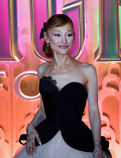 Singer-songwriter Ariana Grande attends the premiere of "Wicked: For Good" at Lincoln Center for the Performing Arts in 