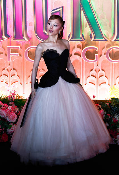 Singer-songwriter Ariana Grande attends the premiere of "Wicked: For Good" at Lincoln Center for the Performing Arts in 