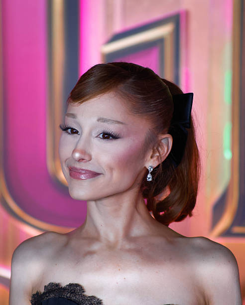 Singer-songwriter Ariana Grande attends the premiere of "Wicked: For Good" at Lincoln Center for the Performing Arts in 