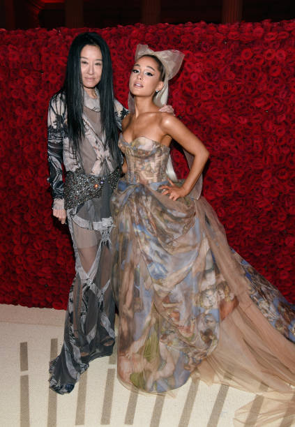 Vera Wang and Ariana Grande attend the Heavenly Bodies: Fashion & The Catholic Imagination Costume Institute Gala at The